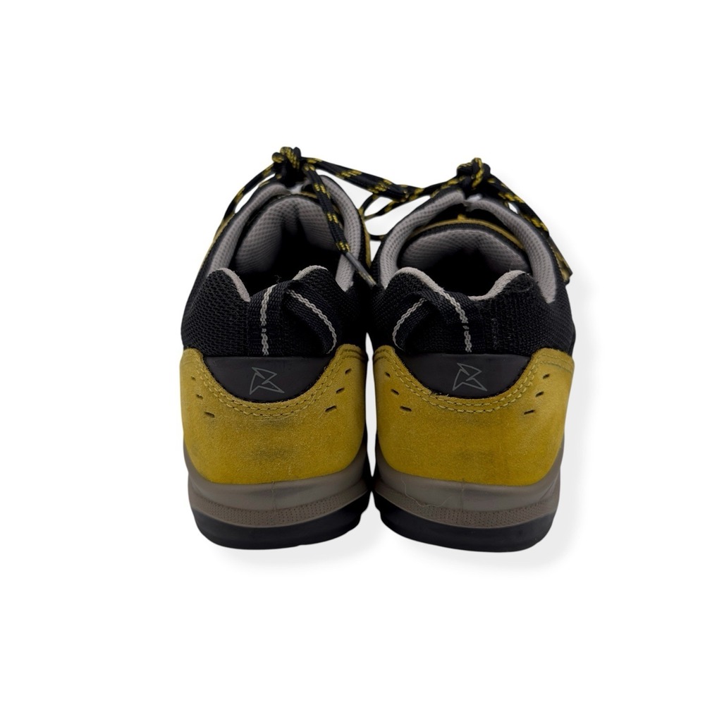Ecco Yura Receptor Shoes Womens 9.5 US / 40 EU Yellow Black Leather Hiking Trail - Picture 7 of 14